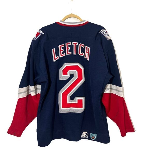 New York Rangers Brian Leetch Authentic Starter Liberty Jersey - Picture 2 of 8